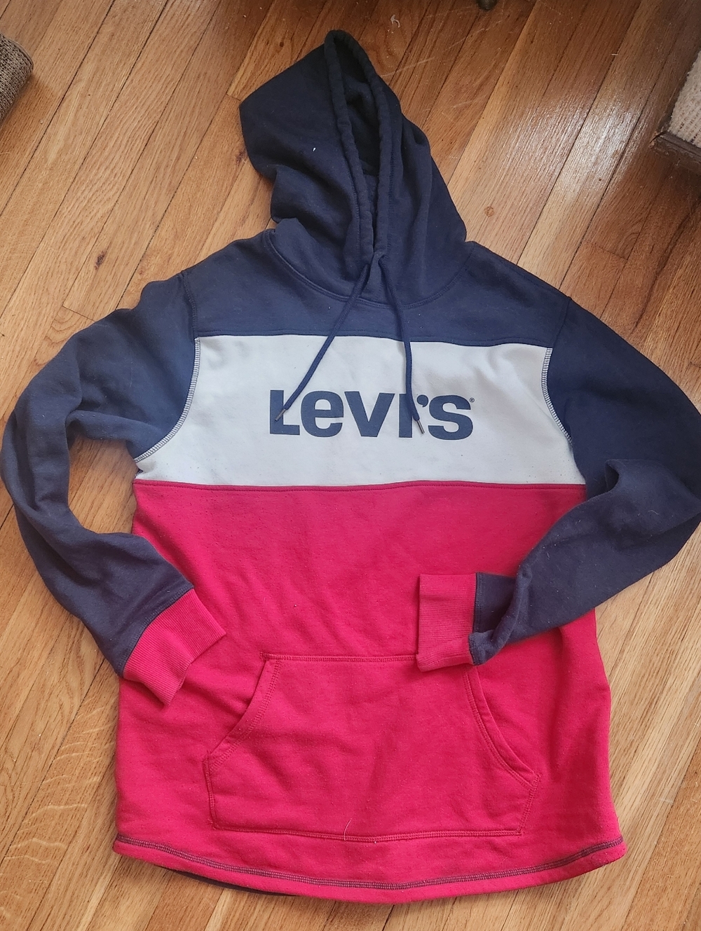Levi's Navy Colorblock Hoodie
